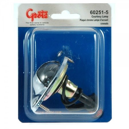 GROTE Chrome-Courtesy Lamp-Retail Pack, 60251-5 60251-5
